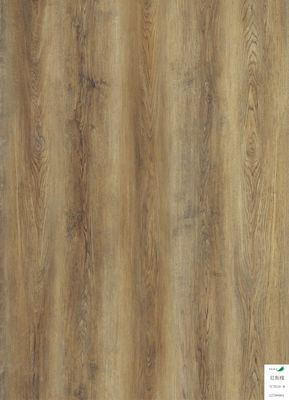Interlocking Lvt Wood Plank Flooring 100% Bahan PVC Resin Perawan