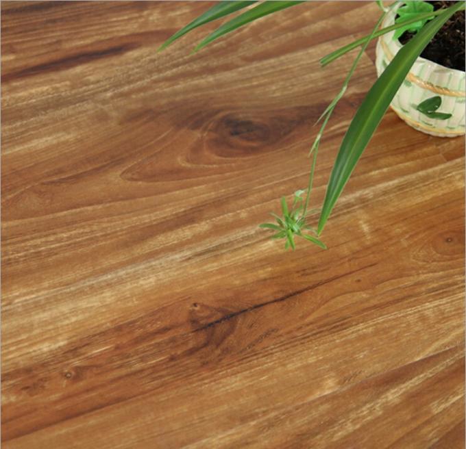Tekstur Kayu Permukaan Pengobatan Pvc Bahan Vinyl Flooring Plank